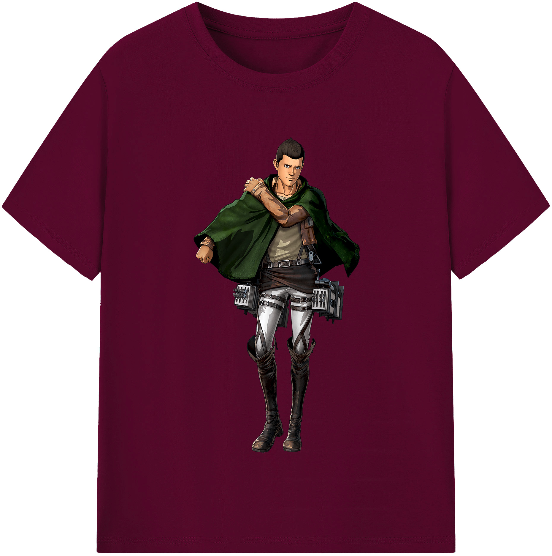（画像用） 進撃の巨人 Attack on Titan レディースカジュアルプリントTシャツ（綿100％）